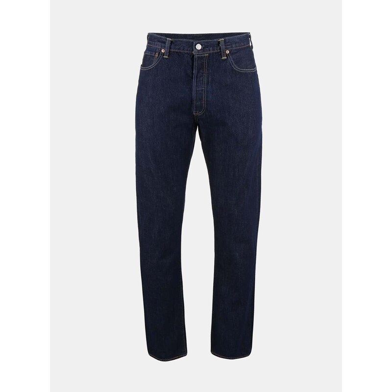 Levi's Tmavě modré pánské straight fit džíny Levi's 501 Onewash - Pánské