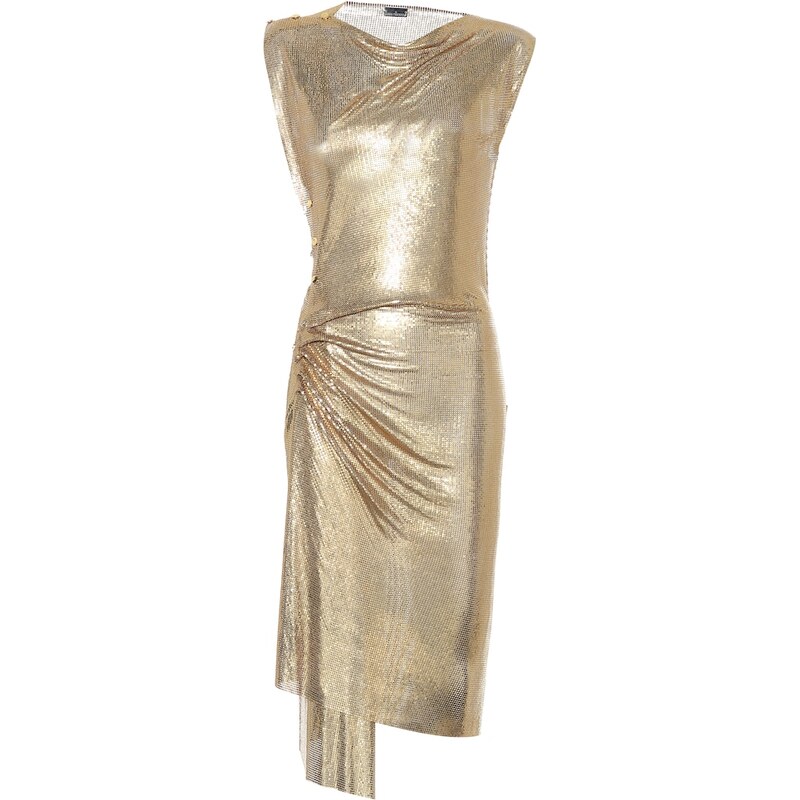 Rabanne Draped mesh dress
