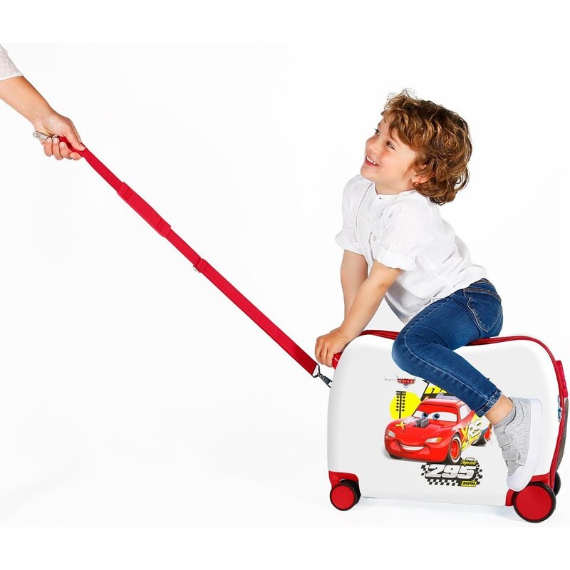 JOUMMABAGS Dětský kufřík na kolečkách - odražedlo - Disney Cars Joy