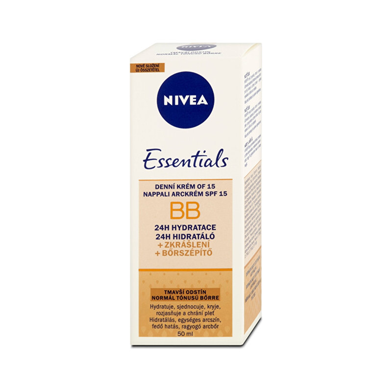 Nivea Zkrášlující hydratační krém 5 v 1 BB Cream SPF 15 (5in1 Beautifying Moisturizer) 50 ml