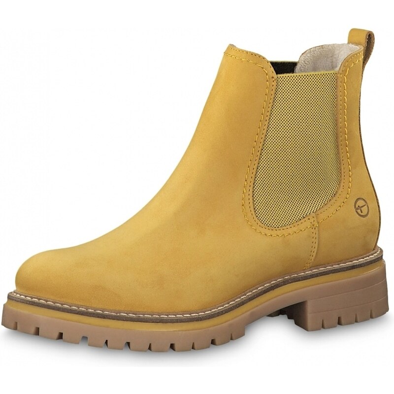 Dámské žluté kotníkové boty TAMARIS 1-1-25474-23 SAFFRON 627 1-1-25474-23  SAFFRON 627 - GLAMI.cz