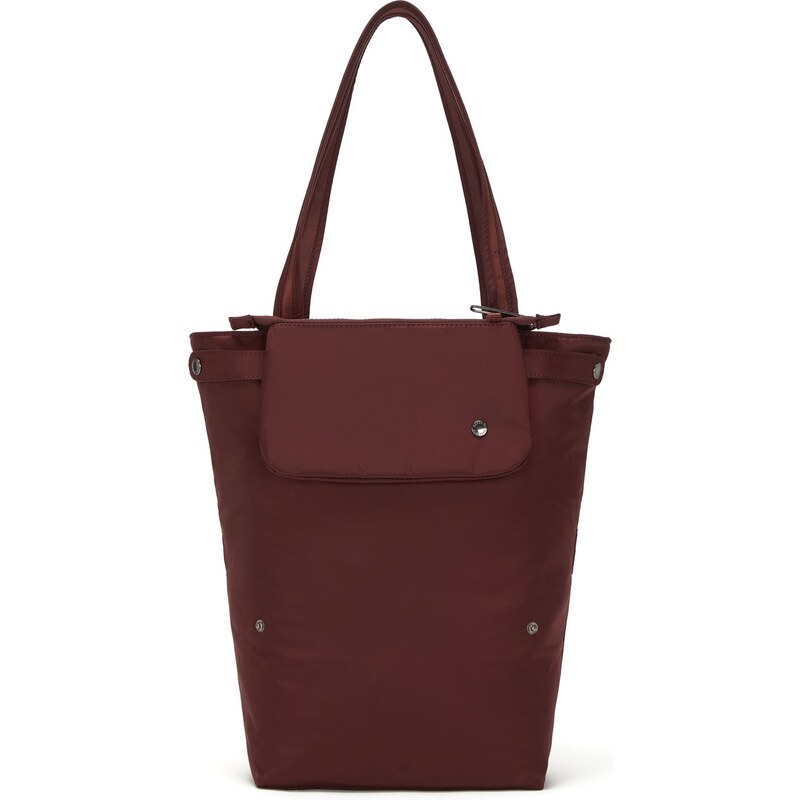 PACSAFE taška CITYSAFE CX PACKABLE VERTICAL TOTE merlot