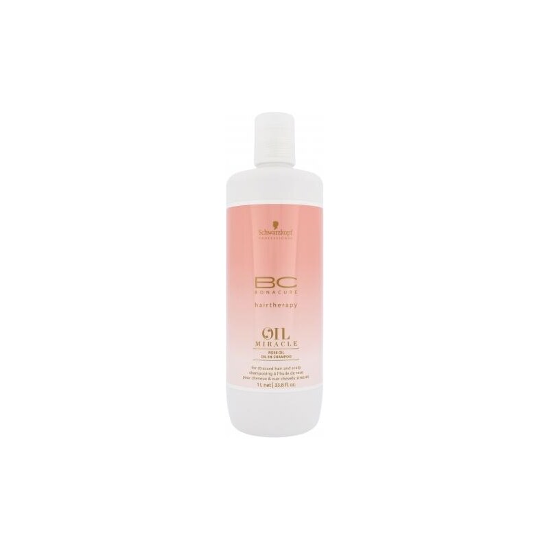 Schwarzkopf BC Bonacure Oil Miracle Rose Oil 1000 ml vyživující šampon pro normální až mastné vlasy pro ženy