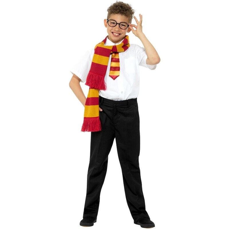 Sada čaroděj Harry - brýle, šála, kravata