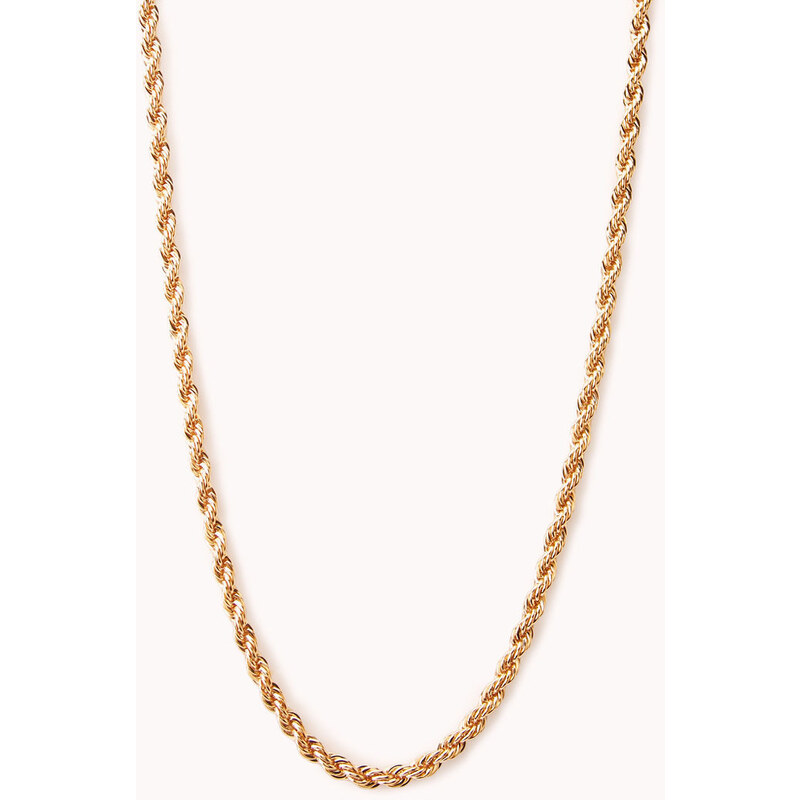 FOREVER21 Long Twisted Chain Necklace