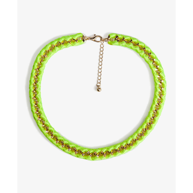 FOREVER21 Ribbon-Wrapped Curb Chain