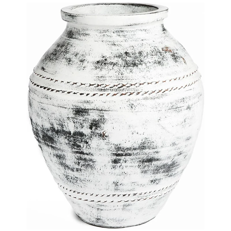 Bílá keramická váza Simla Antik, ⌀ 40 cm - GLAMI.cz