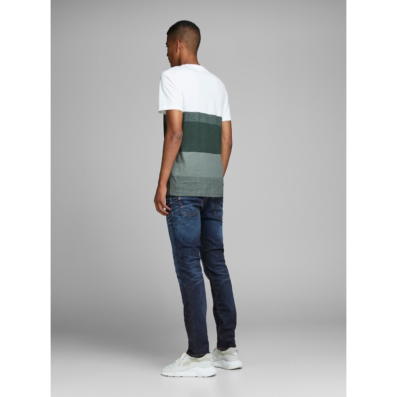 Tmavě modré slim fit džíny Jack & Jones Tim - Pánské