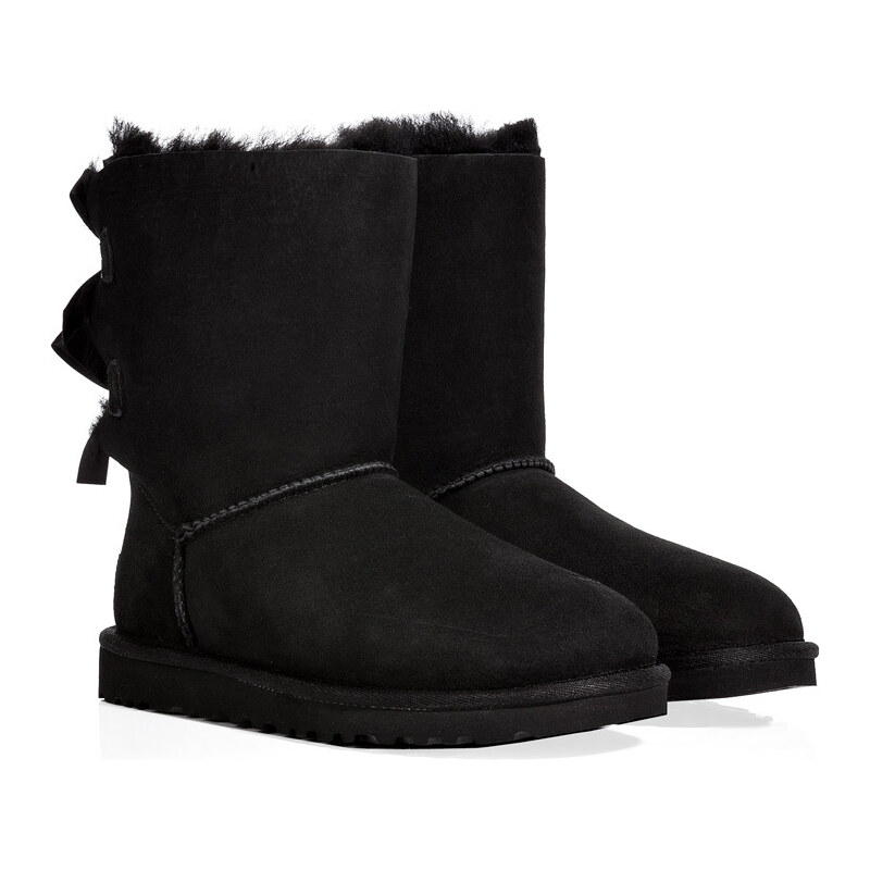 UGG Australia Suede Bailey Bow Boots