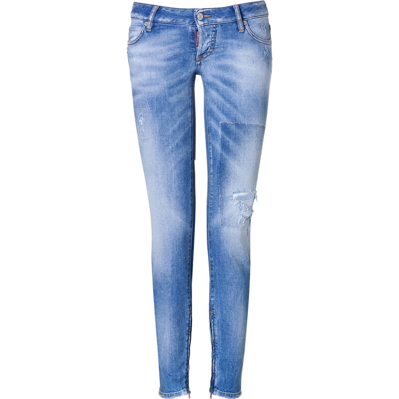 Dsquared2 Faded Wash Skinny Jeans