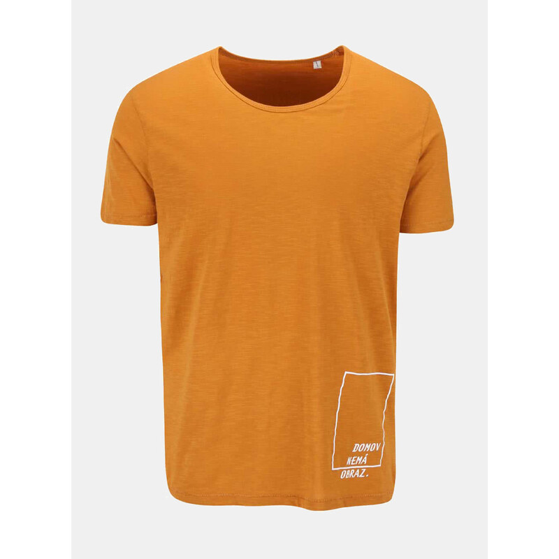 DOBRO. "Dobré" oranžové pánské tričko pro Jeden Svět