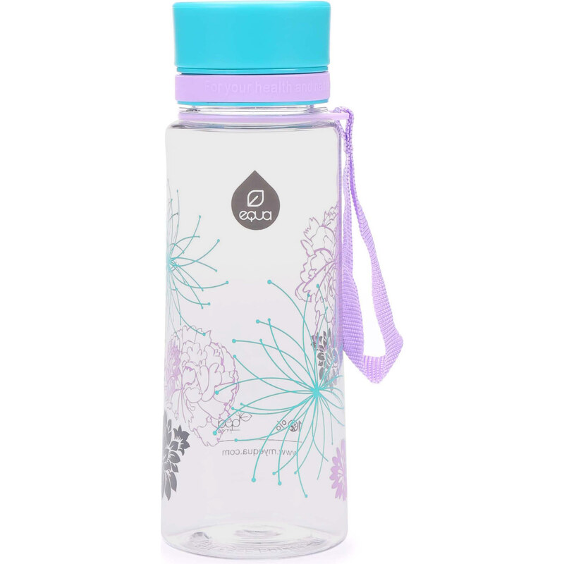 Plastová láhev s motivem květů EQUA (600 ml)