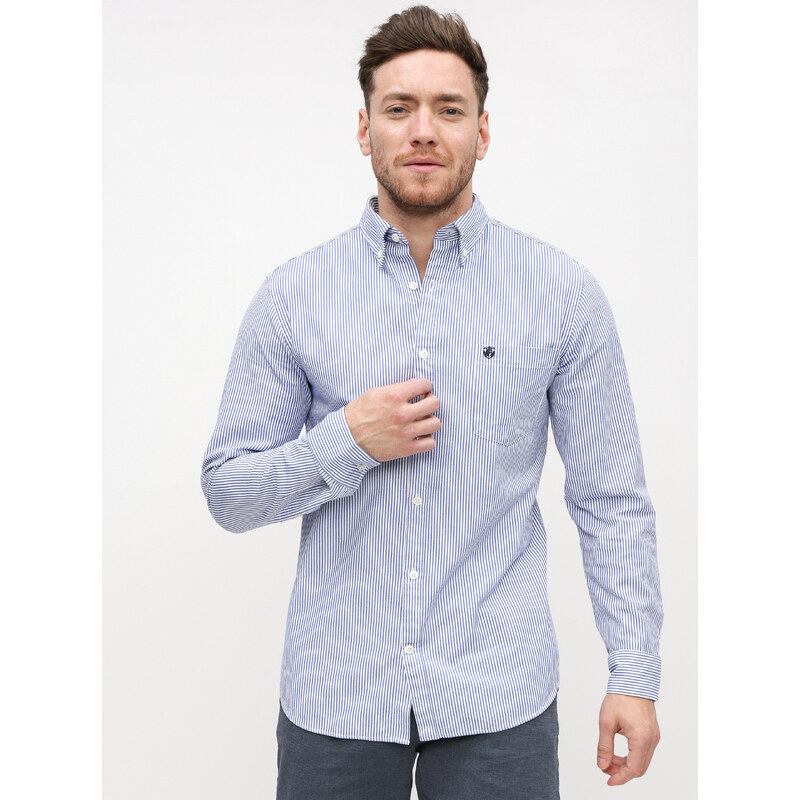 Modro-bílá pruhovaná košile Selected Homme Collect