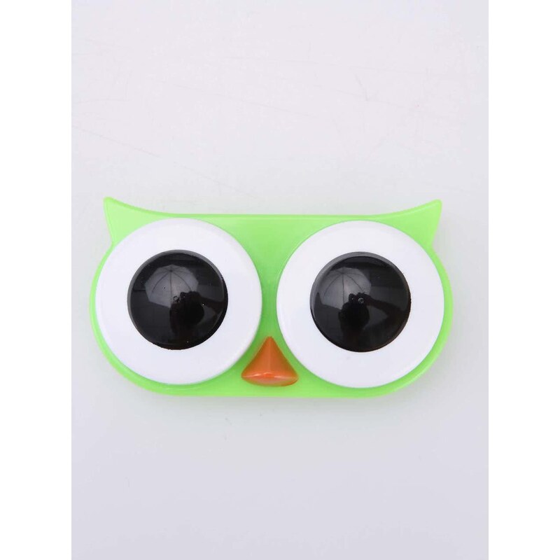 Zelené pouzdro na kontaktní čočky Kikkerland Owl