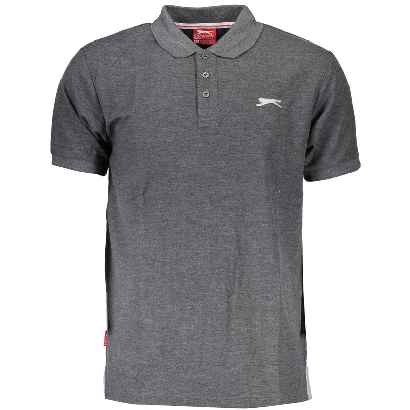 SLAZENGER SHORT SLEEVE POLO SHIRT MAN GRAY