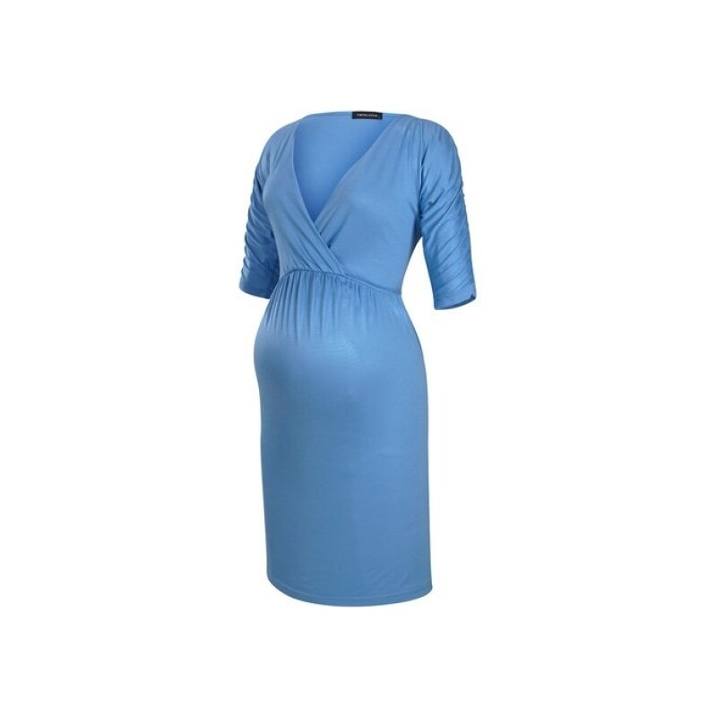 Mamalicious Modré těhotenské šaty