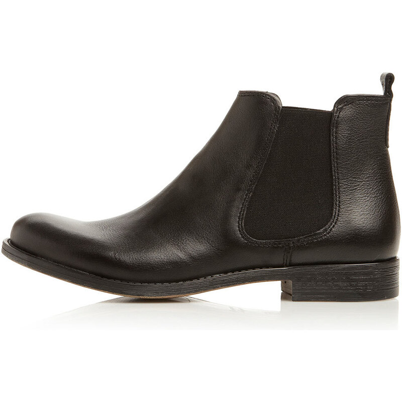 Topshop **Paddy D Leather Ankle Chelsea Boots by Dune