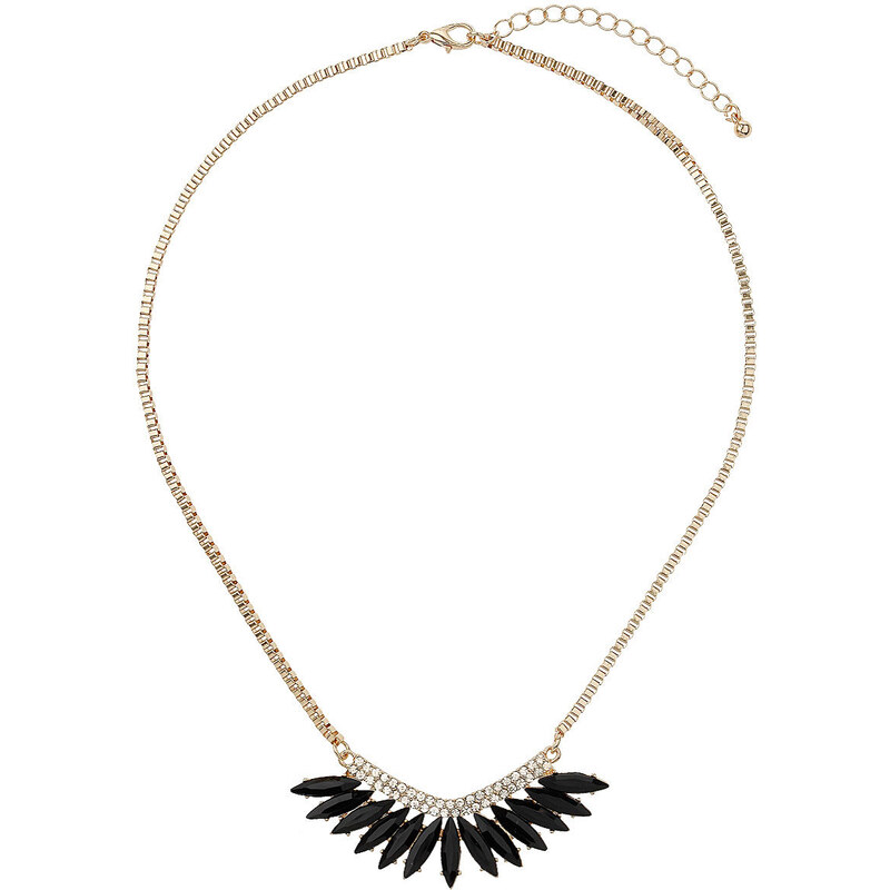 Topshop Navette Stone Necklace
