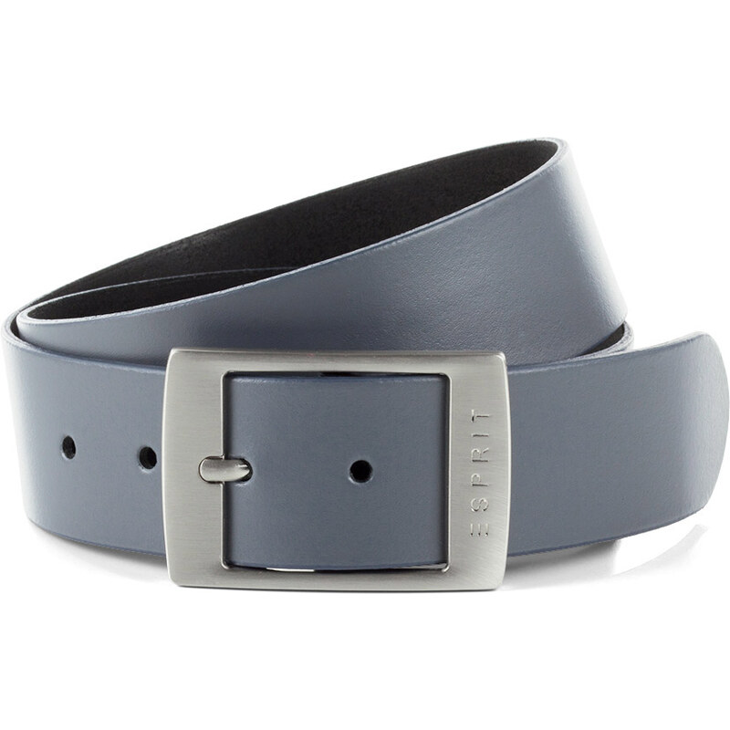Esprit smooth leather belt with a logo buckle