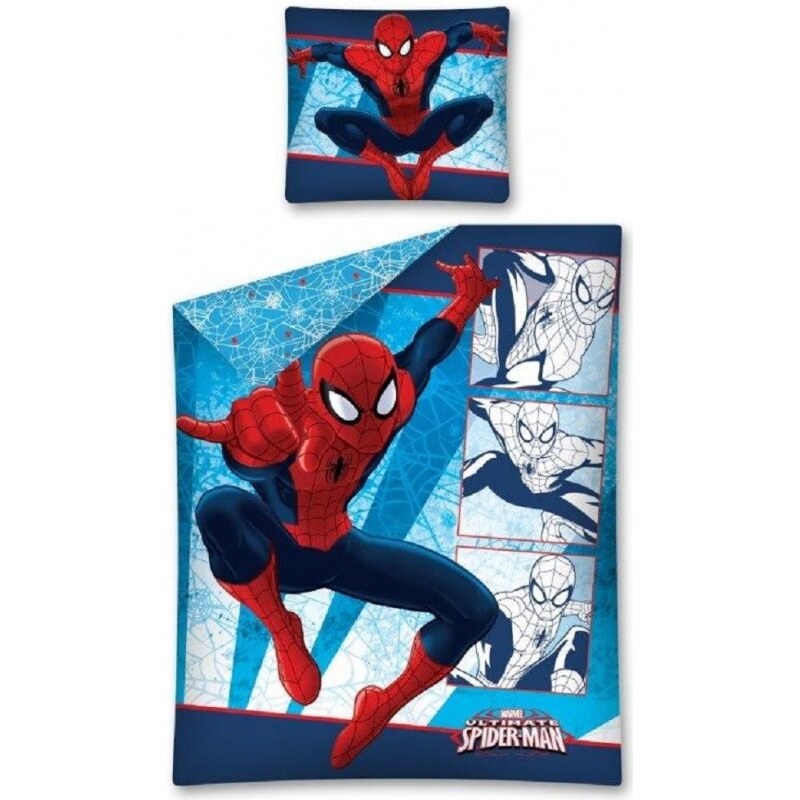 Detexpol Bavlněné ložní povlečení Spiderman Ultimate - MARVEL - 140 x 200 + 70 x 90 cm