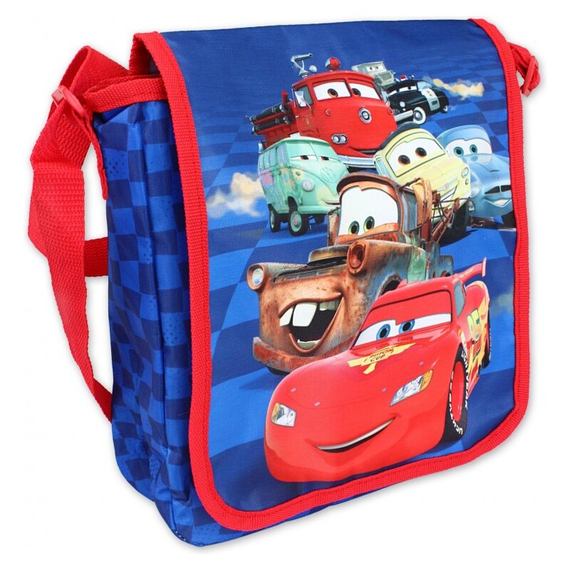 Setino Velká taška přes rameno Auta - Cars - McQueen s kamarády - 22,5 x 18,5 cm