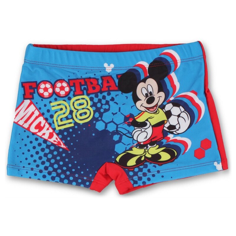 Setino Chlapecké plavky boxerky Mickey Mouse - Disney - červené