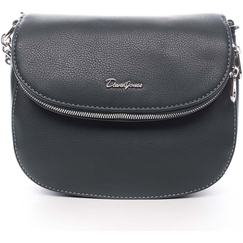 Dámská crossbody kabelka tmavě zelená - David Jones Yakira zelená 40447174