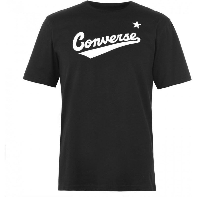 Converse Nova Logo T Shirt Black 001