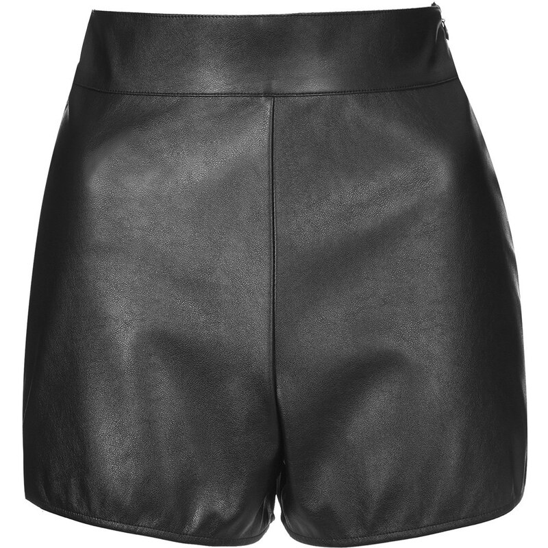 Topshop **High-Waisted PU Shorts by Oh My Love