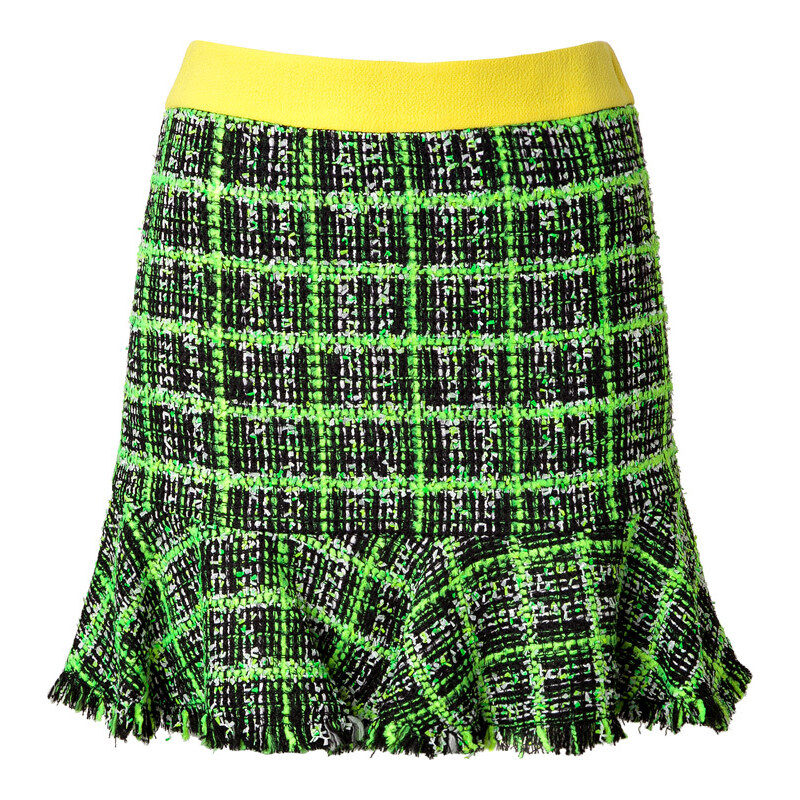 Moschino Cheap and Chic Multi-Color Checked Skirt