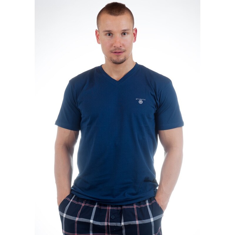 Pánské tričko Atlantic NMB 017 Modrá