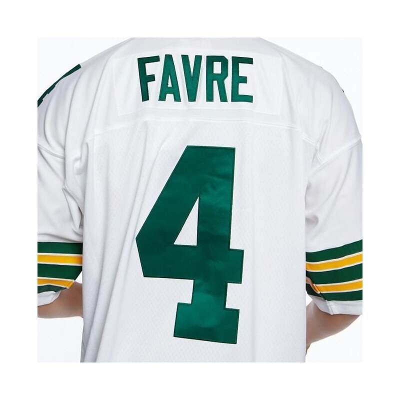 Mitchell & Ness jersey Green Bay Packers #3 Brett Favre white NFL Legacy Jersey