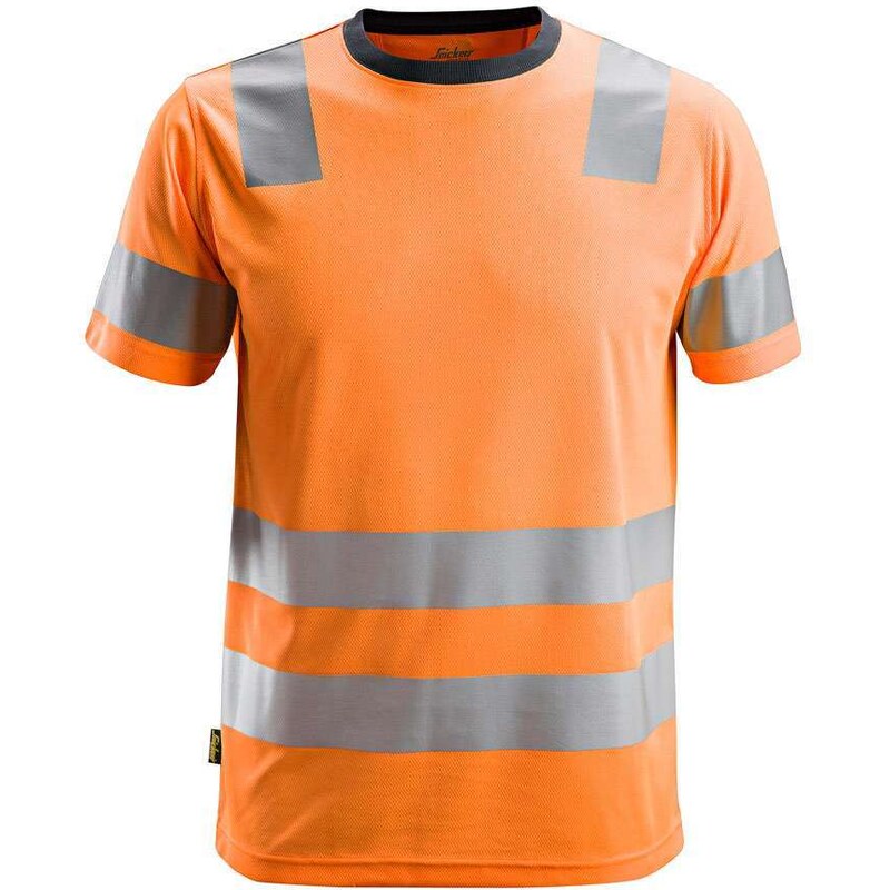 Snickers Workwear Reflexní tričko AllroundWork tř. 2 oranžové vel. XS