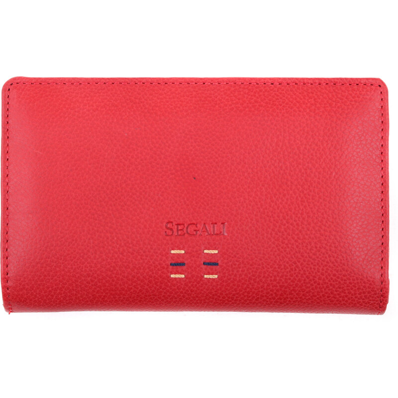Dámská kožená peněženka Segali SG 7051ST Red 41142299