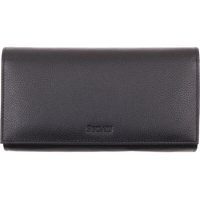 Kožená kasírka Segali SG - 7026 černá 41168791