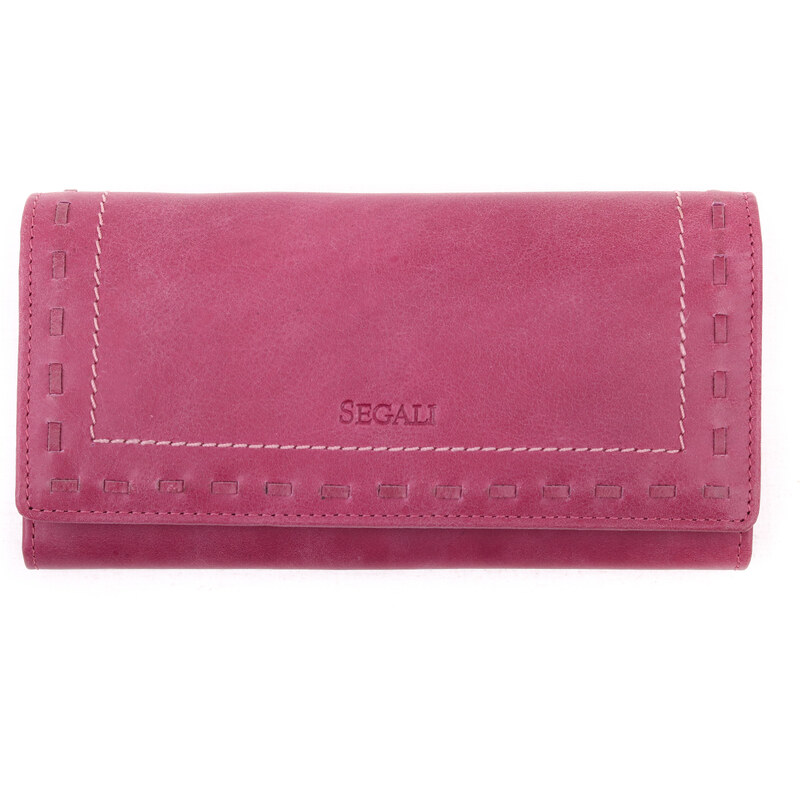 Dámská kožená peněženka Segali SG - 7052 fuchsiová 41178676