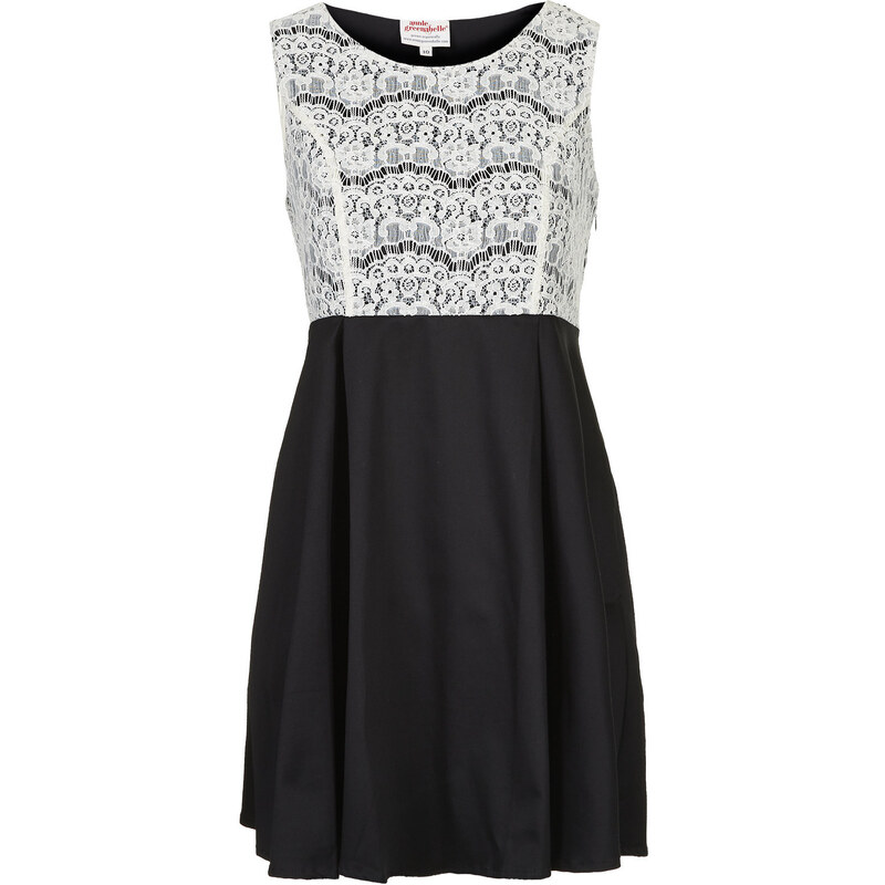 Topshop **Lace Top Tea Dress by Annie Greenabelle