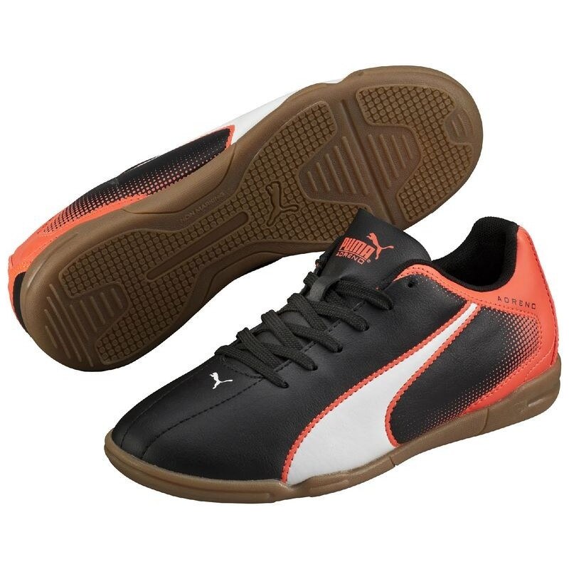 Sálové kopačky Puma Adreno IT Jr Velikost: EU 32 black/white/lava 41161861
