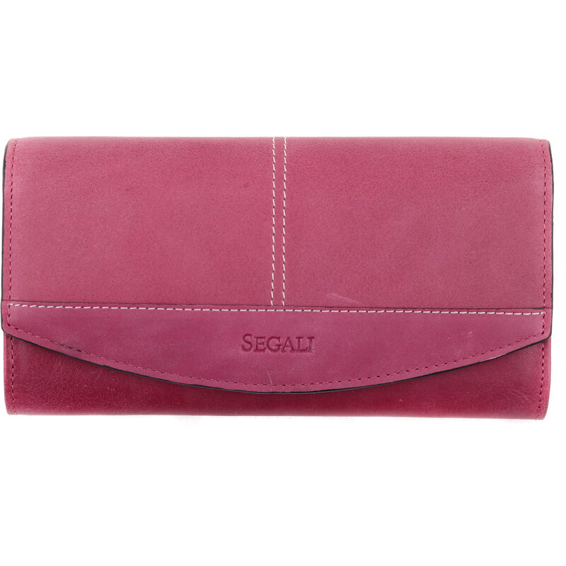 Dámská kožená peněženka Segali SG - 7056 fuchsiová 55895887