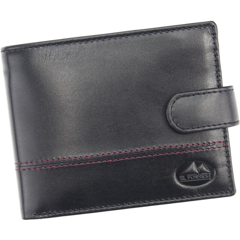Pánská kožená peněženka EL FORREST 2400-62 RFID černá