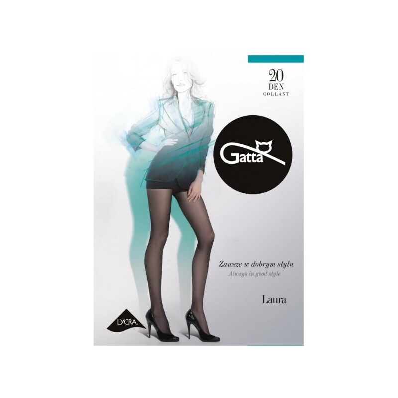 Gatta Laura 20 den punčochové kalhoty 1-XS grafit/odstín šedé