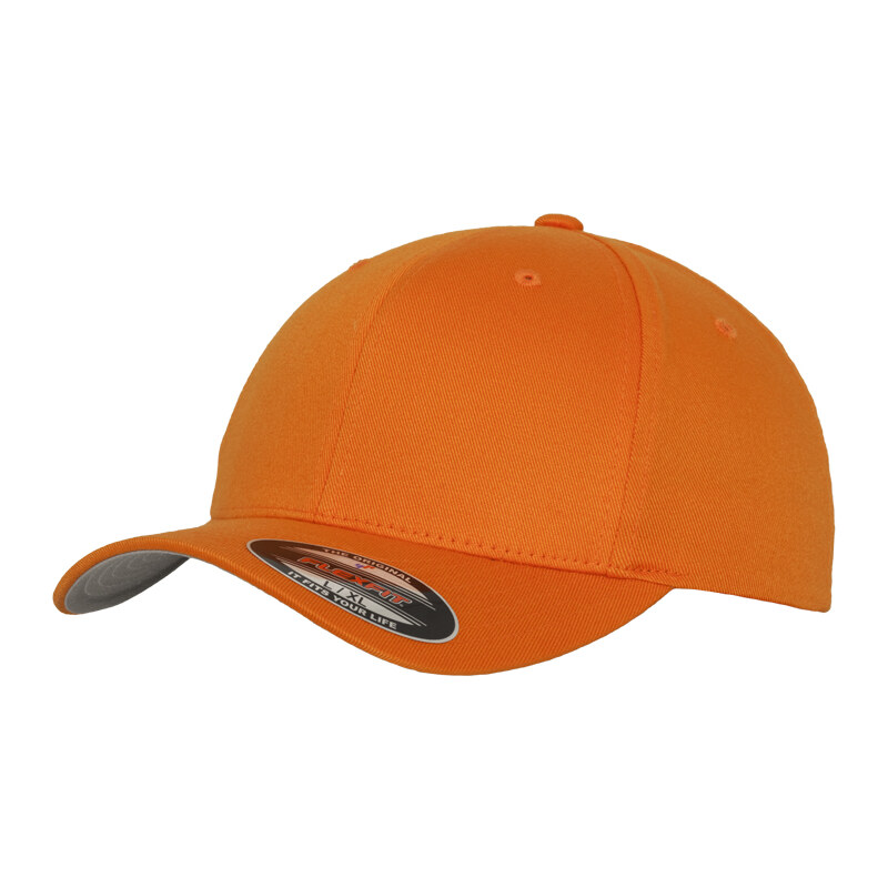 FLEX-FIT Kšiltovka Fitted Baseball FLEXFIT (6277) Oranžová S/M