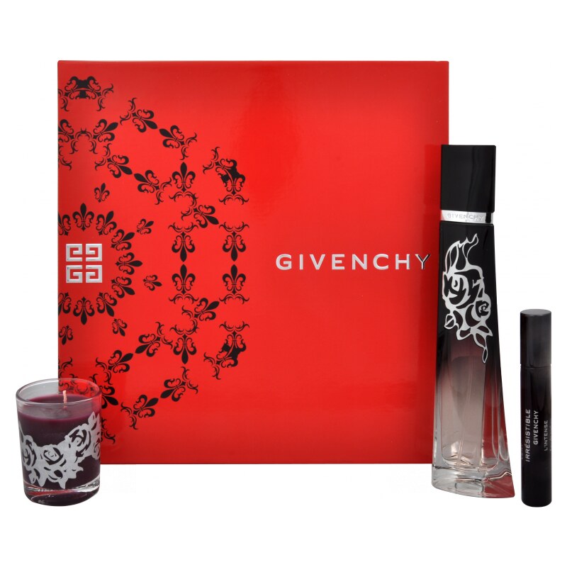 Givenchy Very Irresistible L´Intense - parfémová voda s rozprašovačem 50 ml + roll-on 7,5 ml + svíčka