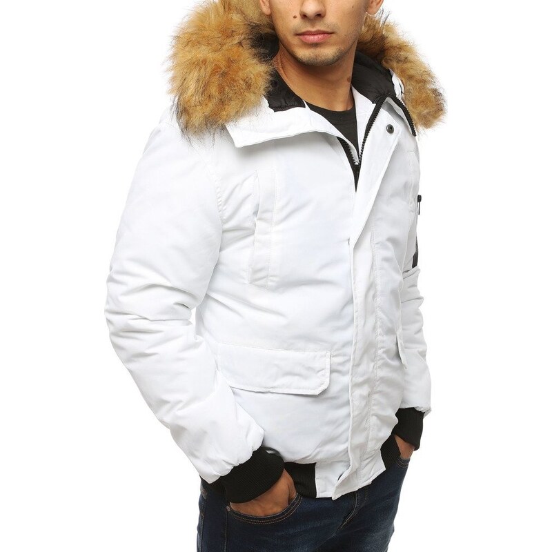 BASIC Pánská zimní bunda - bílá