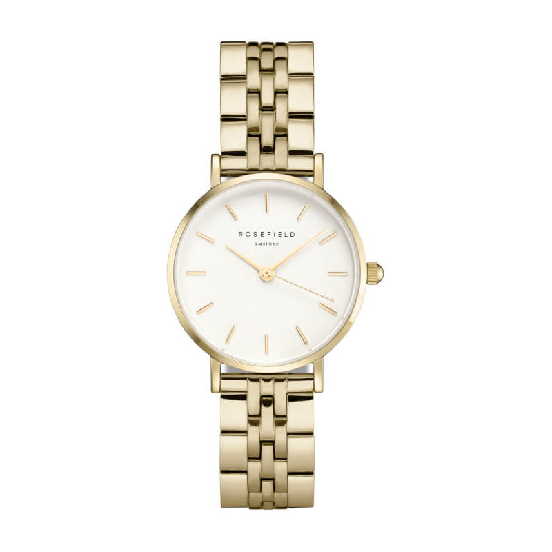 Hodinky Rosefield The Small Edit White Steel Gold 26mm