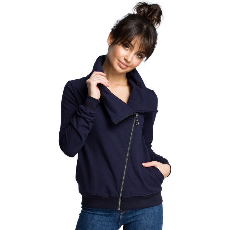 BeWear Woman's Blazer B071 Navy Blue