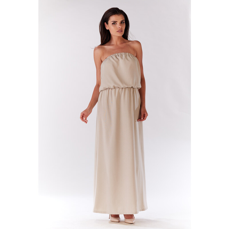 Infinite You Womans Dress M135 Beige