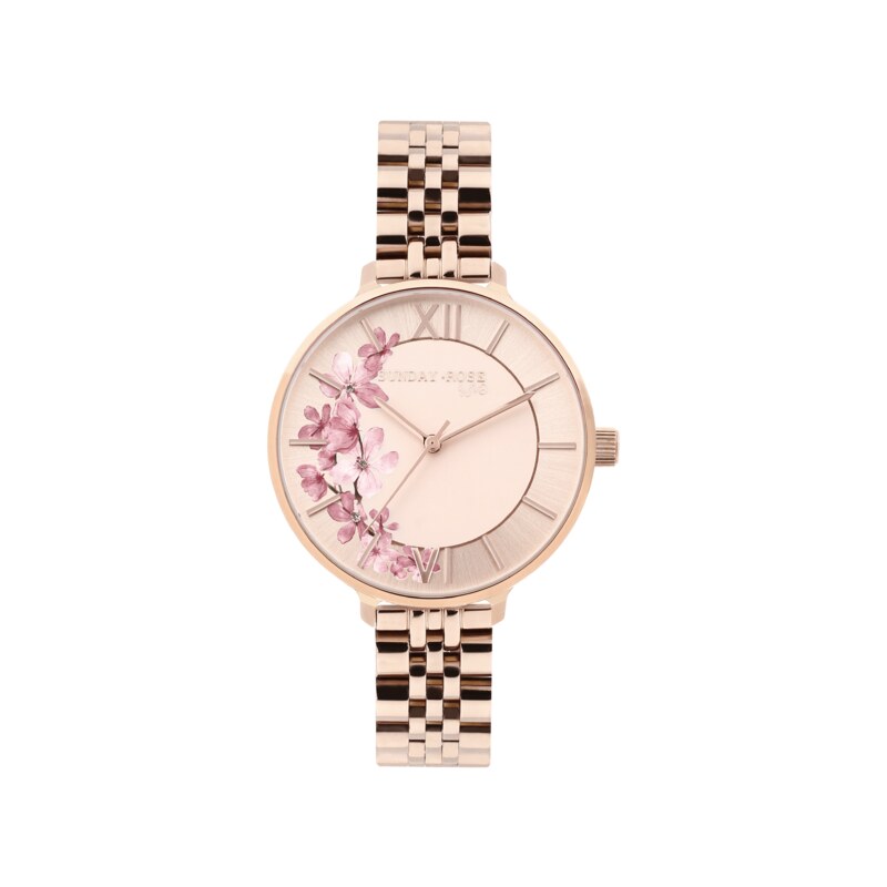 Dámské luxusní designové hodinky SUNDAY ROSE Spirit ROSE GOLD SUN-S11 114945583
