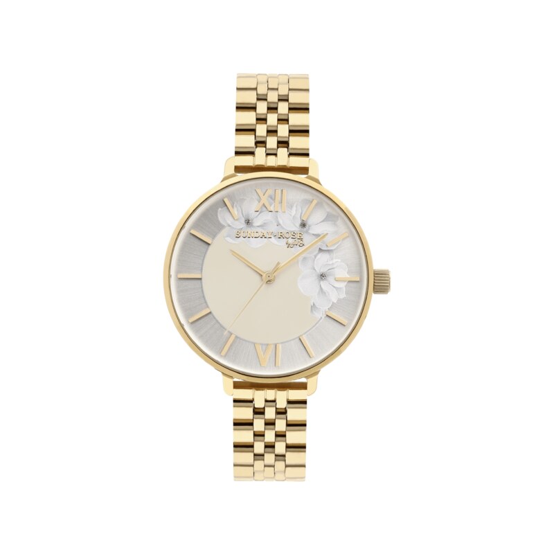 Dámské luxusní designové hodinky SUNDAY ROSE Spirit GOLD SUN-S13 114945585
