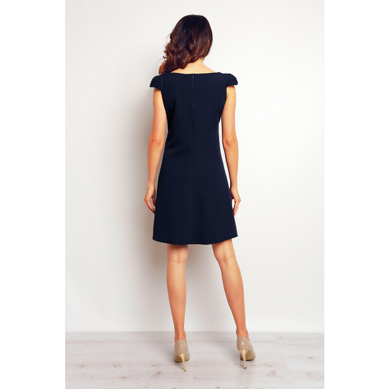 Infinite You Woman's Dress M093 Navy Blue